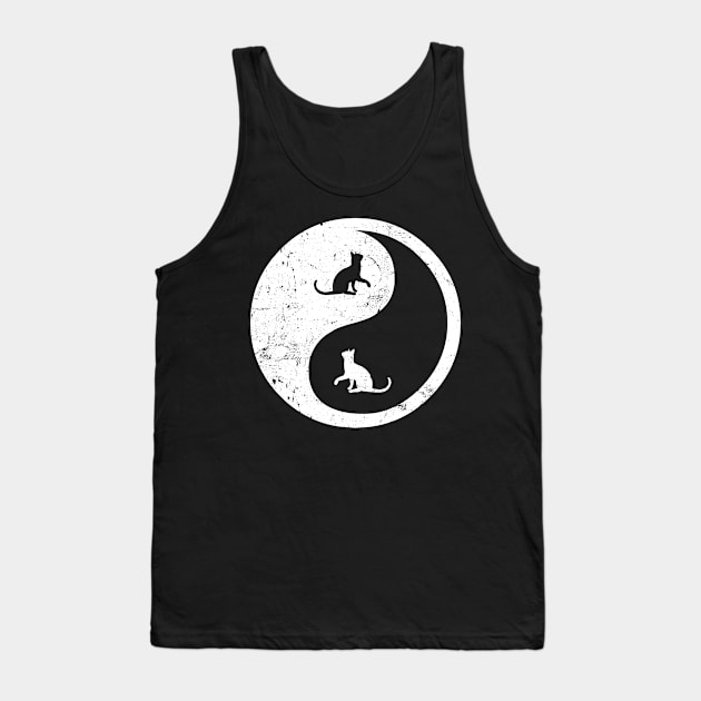 Cat Ying Yang Tank Top by Jonny1223